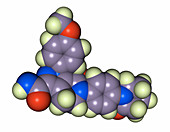 Apixaban Molecule,illustration