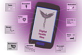 Digital Health,illustration