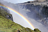 Rainbow Over Dettifoss Falls