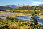 Nenana River and Alaska Range