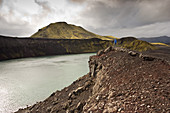 Crater Lake in Iceland