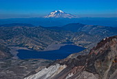 View from Mount St. Helens Crater