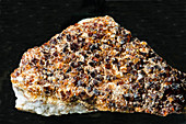 Quartz Crystals with Hematite