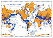 Earthquake Zones Map