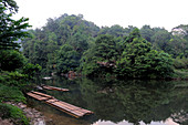 Log rafts,Indonesia