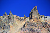 Lava Spires on Rim of Crater Lake