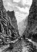 19th Century Rocky Mountains railway