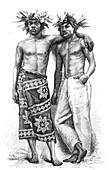 19th Century Tahitian people