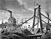 Levant Mine,Cornwall,UK,illustration