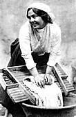 Early 20th Century washerwoman