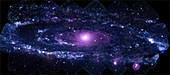 Andromeda Galaxy (M31),ultraviolet image