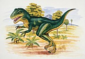 Close-up of a dinosaur,illustration