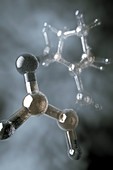 Nicotine molecule,illustration