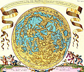 Johannes Hevelius Moon Map,1647