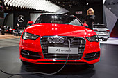 Audi A-3 e-tron hybrid electric car