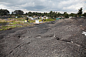 Abandoned coal slag heap,South Africa