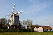 Windmill and farm building