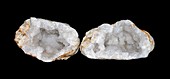 Large quartz geode