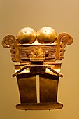 Golden Pre-Columbian figure