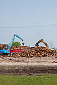Power plant demolition,USA