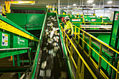 Recycling centre,Michigan,USA