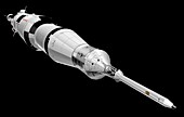 Saturn V Apollo payload,illustration