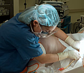 Foley catheter insertion