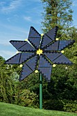 Flower-shaped solar panels,USA