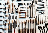 Antique tool collection
