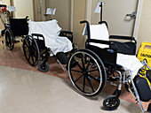 Wheelchairs in a hospital