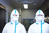 Drug manufacturing protective clothing