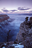 Fog in the Grand Canyon
