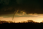 Tornado near Caldwell,Kansas,13 March 1990