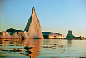 Icebergs off Antarctica