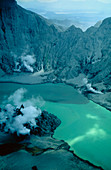 Lake in the caldera of Mount Pinatubo
