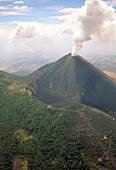 Pacaya volcano erupting