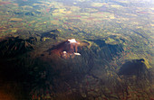 Telica volcano erupting