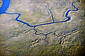 Aerial view of a creek off the Mispillion River