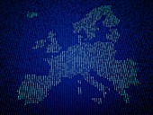 European union map,illustration