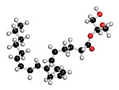 Endocannabinoid molecule,illustration