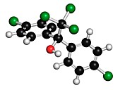 Dicofol organochlorine,illustration