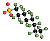 Perfluorooctane sulfonate,illustration