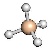 Silane molecule,illustration