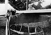Sir Frederick Handley-Page with his first aircraft