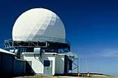 Geodesic radar dome,Snowbank Mt,Idaho