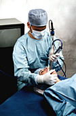 Intubation with laryngiscope