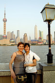 Chinese tourists in Shanghai