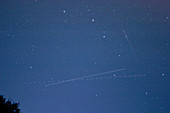 ISS,Airplane,Meteor,and the Big Dipper