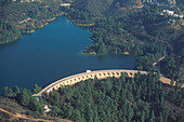 Lake Hollywood Dam in Los Angeles,CA