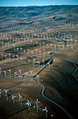 Wind farm in the Altamont Pass,California